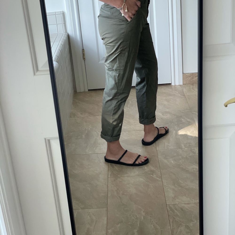 Veronica beard cropped relaxed fit cargo pant